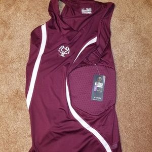 Under Armour basketball padded jersey.
